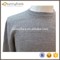 Factory Sales Quality Man Round Neck 100% Cashmere Sweater,Knitted cashmere pattern man pullover